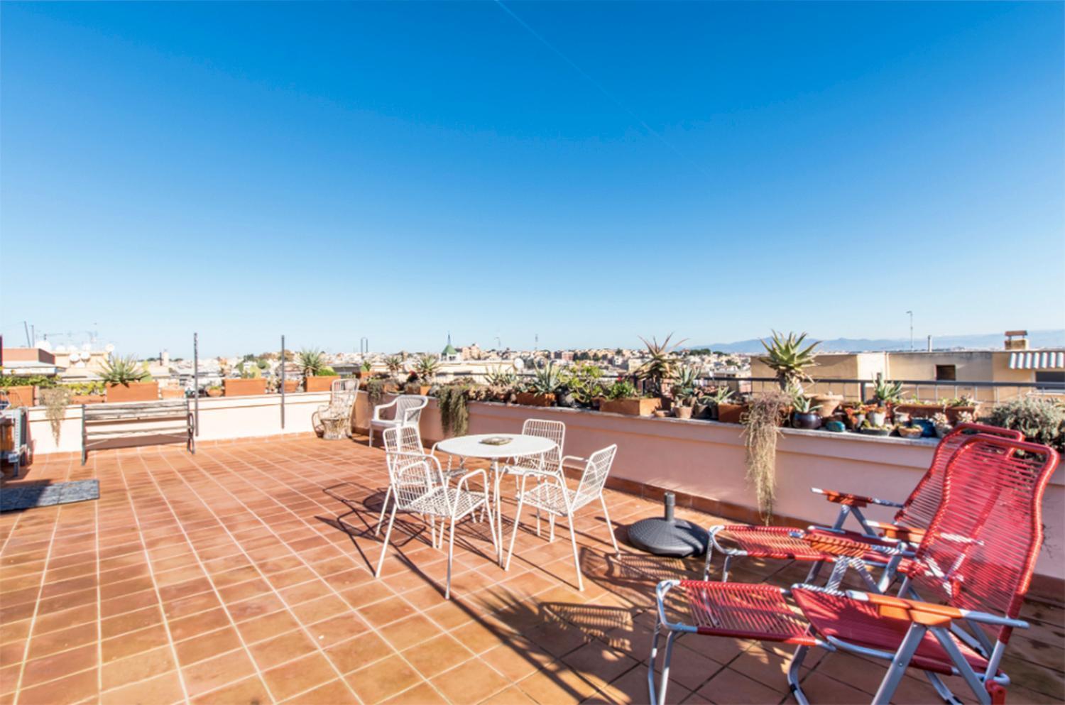 Apartmán Rosa'S Terrace Roma Panoramic Penthouse Exteriér fotografie
